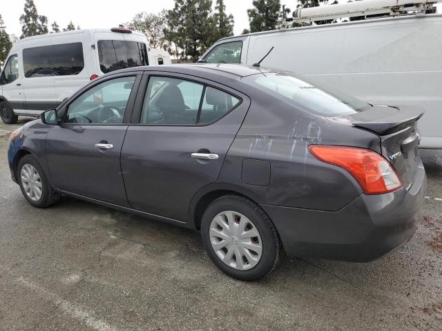 3N1CN7AP3FL845684 - 2015 NISSAN VERSA S GRAY photo 2