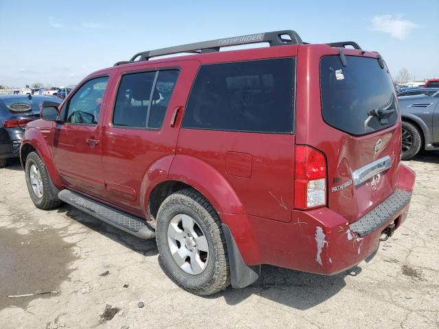 5N1AR18W27C607675 - 2007 NISSAN PATHFINDER LE RED photo 2