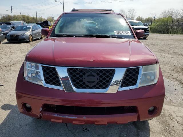 5N1AR18W27C607675 - 2007 NISSAN PATHFINDER LE RED photo 5