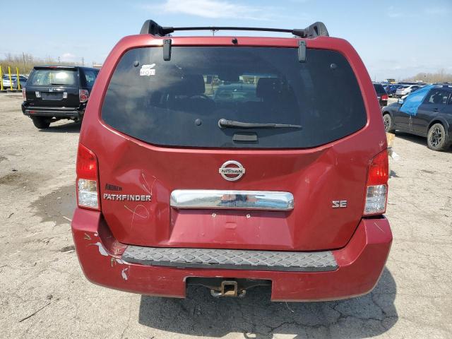 5N1AR18W27C607675 - 2007 NISSAN PATHFINDER LE RED photo 6