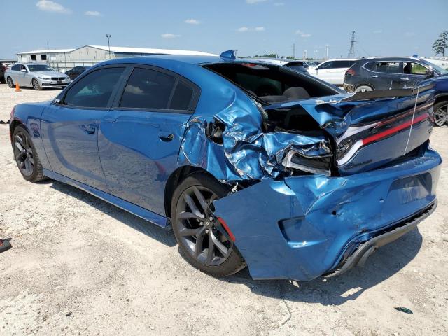 2C3CDXCT9LH216322 - 2020 DODGE CHARGER R/T BLUE photo 2