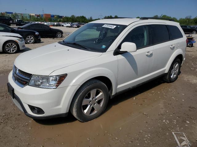 3C4PDCBG2CT360277 - 2012 DODGE JOURNEY SXT WHITE photo 1