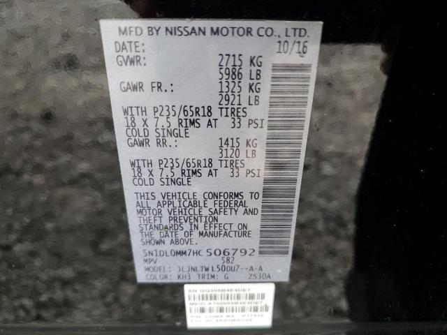 5N1DL0MM7HC506792 - 2017 INFINITI QX60 Qara foto 13