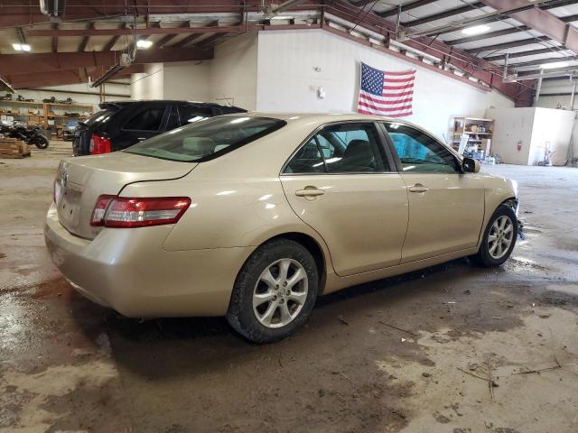 4T4BF3EK8BR162314 - 2011 TOYOTA CAMRY BASE GOLD photo 3