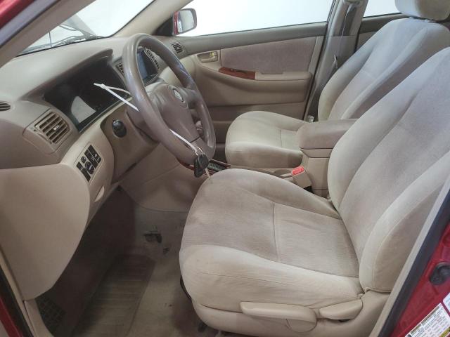 1NXBR32E38Z047578 - 2008 TOYOTA COROLLA CE წითელი ფოტო 7