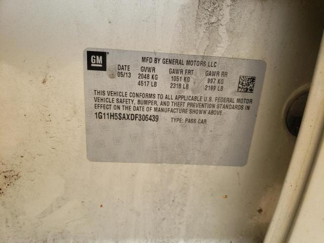 1G11H5SAXDF306439 - 2013 CHEVROLET MALIBU LTZ Brun photo 12