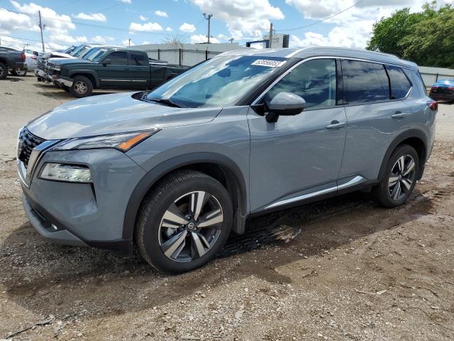 5N1AT3CB6MC677838 - 2021 NISSAN ROGUE SL GRAY photo 1