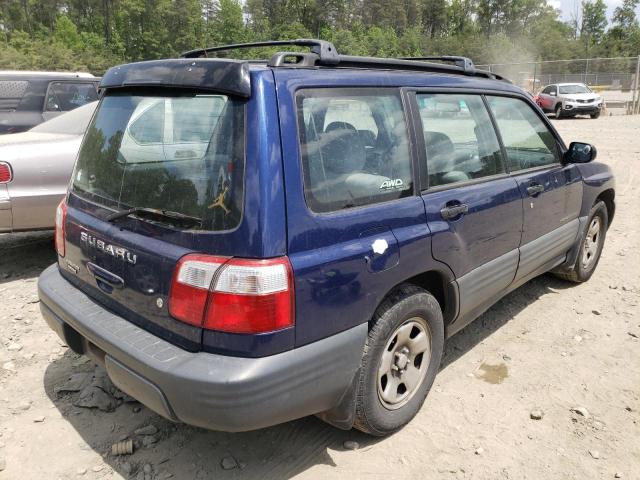 JF1SF635X1H743260 - 2001 SUBARU FORESTER L BLUE photo 3