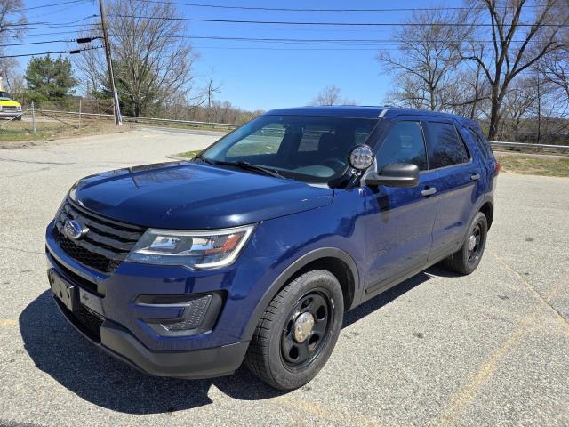 1FM5K8AR1HGA17142 - 2017 FORD EXPLORER POLICE INTERCEPTOR BLUE photo 2