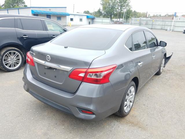 3N1AB7AP6GY215596 - 2016 NISSAN SENTRA S GRAY photo 4