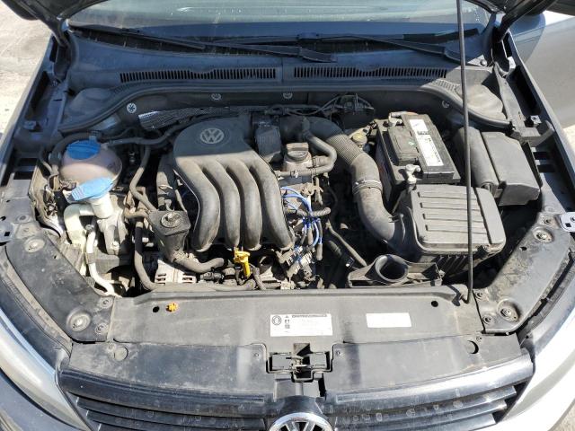 3VW2K7AJ4DM398218 - 2013 VOLKSWAGEN JETTA BASE Մոխրագույն լուսանկար 11