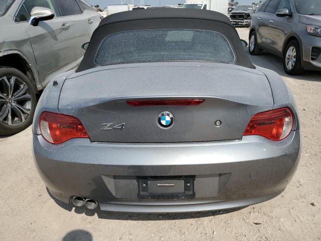 4USBU53548LX03896 - 2008 BMW Z4 3.0SI GRAY photo 6