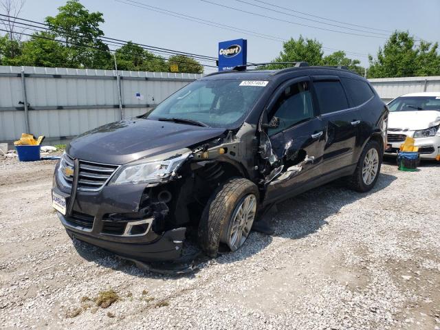 1GNKVGKD8EJ322753 - 2014 CHEVROLET TRAVERSE LT GRAY photo 1