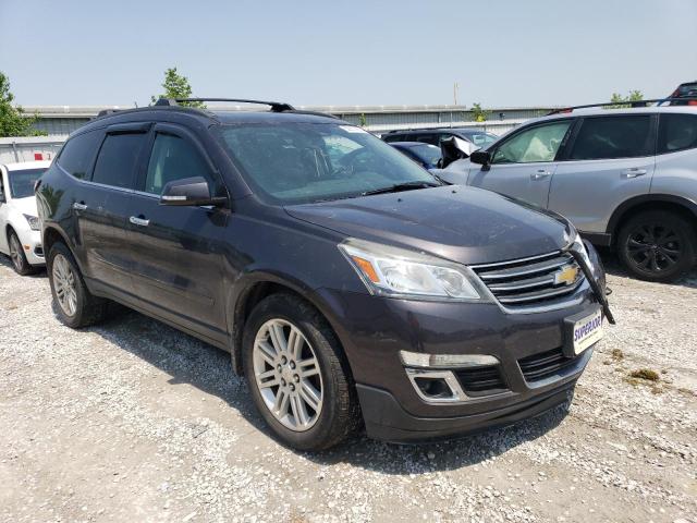 1GNKVGKD8EJ322753 - 2014 CHEVROLET TRAVERSE LT GRAY photo 4