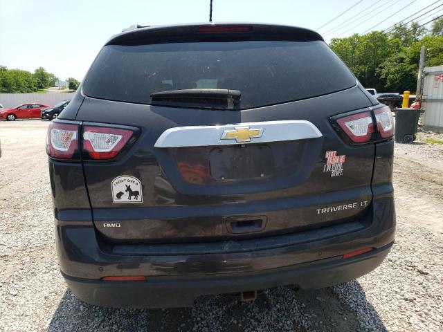 1GNKVGKD8EJ322753 - 2014 CHEVROLET TRAVERSE LT GRAY photo 6