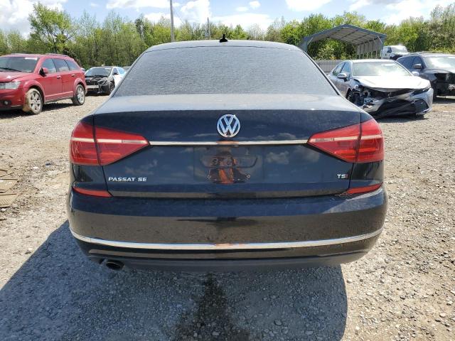 1VWBT7A33GC021674 - 2016 VOLKSWAGEN PASSAT SE BLACK photo 6