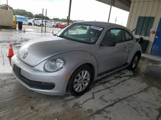 3VWFP7AT1DM645957 - 2013 VOLKSWAGEN BEETLE SILVER photo 1