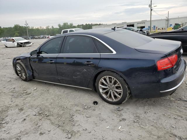 WAURVAFD0CN005597 - 2012 AUDI A8 L QUATTRO BLUE photo 2