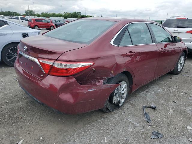 4T1BF1FK6FU990977 - 2015 TOYOTA CAMRY LE RED photo 3