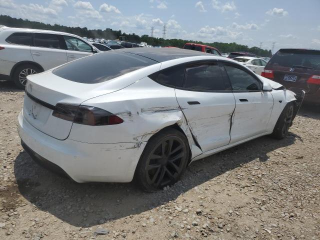 5YJSA1E54MF453223 - 2021 TESLA MODEL S Սպիտակ լուսանկար 3