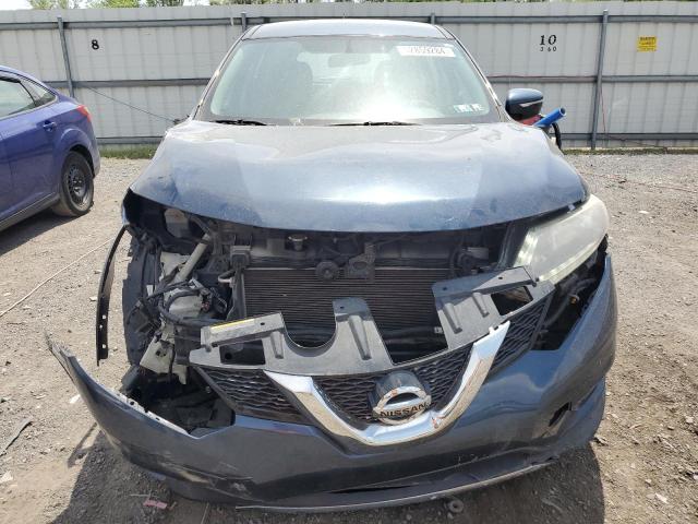 KNMAT2MV6FP555189 - 2015 NISSAN ROGUE S BLUE photo 5