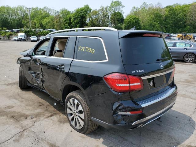 4JGDF6EE0KB226470 - 2019 MERCEDES-BENZ GLS 450 4MATIC BLACK photo 2