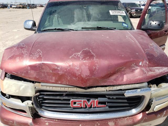 1GKEC13V41J195529 - 2001 GMC YUKON BURGUNDY photo 12