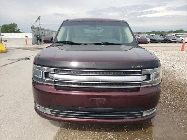 2FMHK6D83HBA11886 - 2017 FORD FLEX LIMITED BURGUNDY photo 5