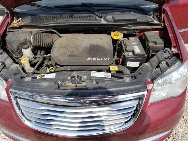2C4RC1BG4FR577191 - 2015 CHRYSLER TOWN & COU TOURING 勃艮第红 照片 12