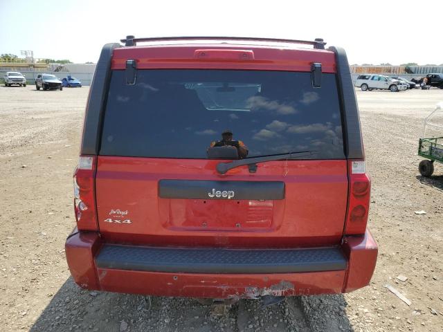 1J4RG4GK9AC140723 - 2010 JEEP COMMANDER SPORT მუქწითელი ფოტო 6