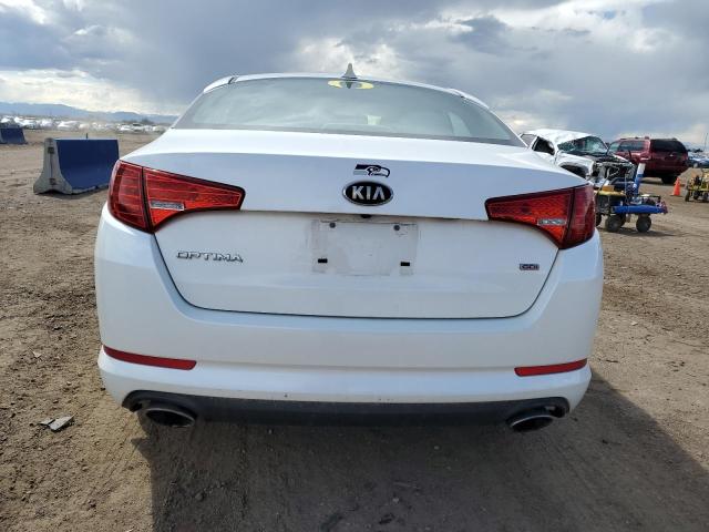 KNAGM4A72D5402565 - 2013 KIA OPTIMA LX WHITE photo 6