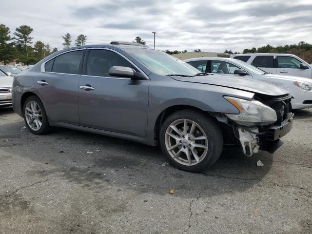 1N4AA5AP7EC470421 - 2014 NISSAN MAXIMA S GRAY photo 4