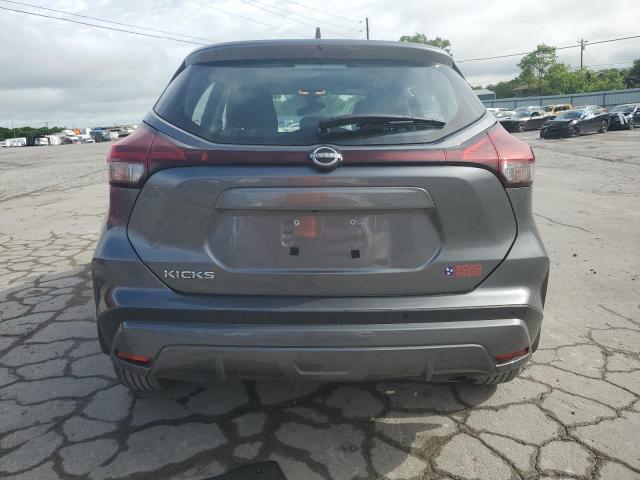 3N1CP5BV5PL573068 - 2023 NISSAN KICKS S GRAY photo 6