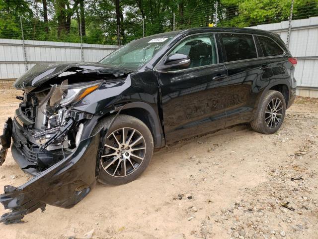 5TDKZRFH3JS543227 - 2018 TOYOTA HIGHLANDER SE BLACK photo 1