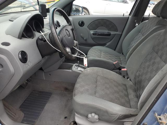 KL1TD52665B357623 - 2005 CHEVROLET AVEO BASE 蓝色 照片 7