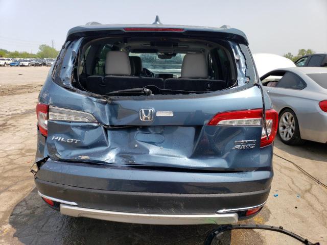 5FNYF6H97KB048722 - 2019 HONDA PILOT TOURING BLUE photo 6