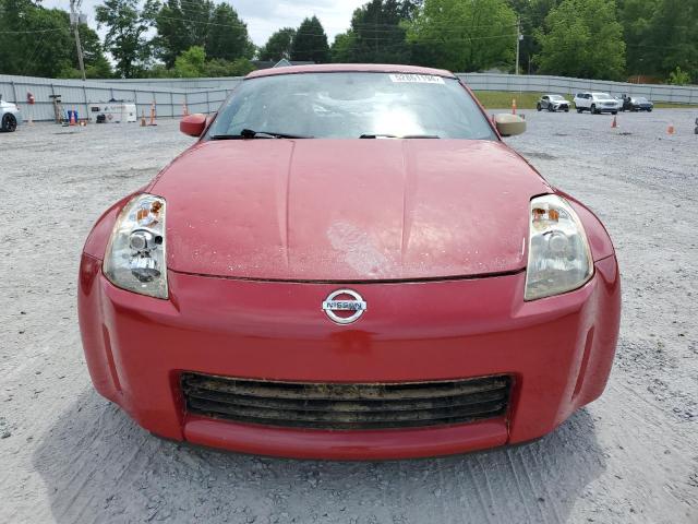 JN1AZ34D14M101378 - 2004 NISSAN 350Z COUPE RED photo 5