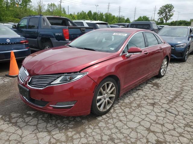 3LN6L2G98GR631974 - 2016 LINCOLN MKZ RED photo 1