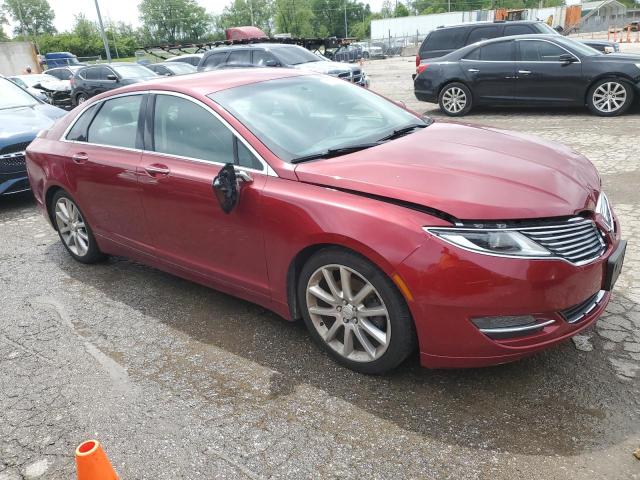 3LN6L2G98GR631974 - 2016 LINCOLN MKZ RED photo 4