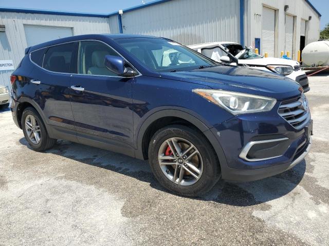 5XYZT3LB0JG564501 - 2018 HYUNDAI SANTA FE S BLUE photo 4