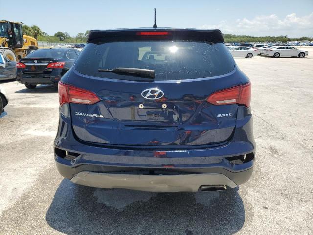 5XYZT3LB0JG564501 - 2018 HYUNDAI SANTA FE S BLUE photo 6
