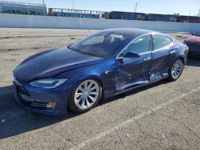 5YJSA1E11HF218751 - 2017 TESLA MODEL S Mavi foto 1