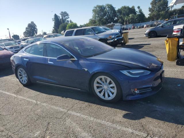5YJSA1E11HF218751 - 2017 TESLA MODEL S Mavi foto 4