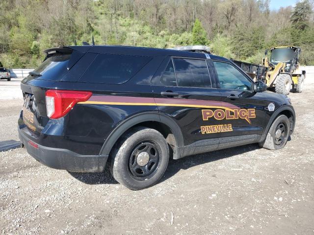 1FM5K8AB4MGB46666 - 2021 FORD EXPLORER POLICE INTERCEPTOR 黑色 照片 3