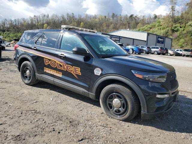 1FM5K8AB4MGB46666 - 2021 FORD EXPLORER POLICE INTERCEPTOR 黑色 照片 4