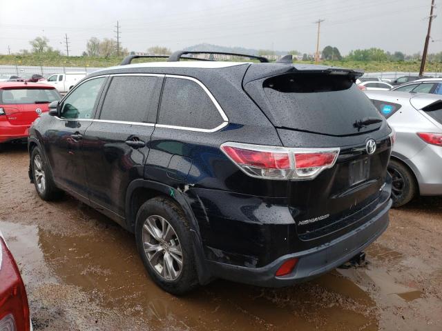 5TDJKRFH6FS189162 - 2015 TOYOTA HIGHLANDER XLE Qara foto 2