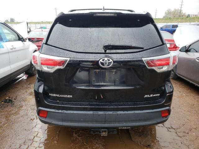 5TDJKRFH6FS189162 - 2015 TOYOTA HIGHLANDER XLE Qara foto 6