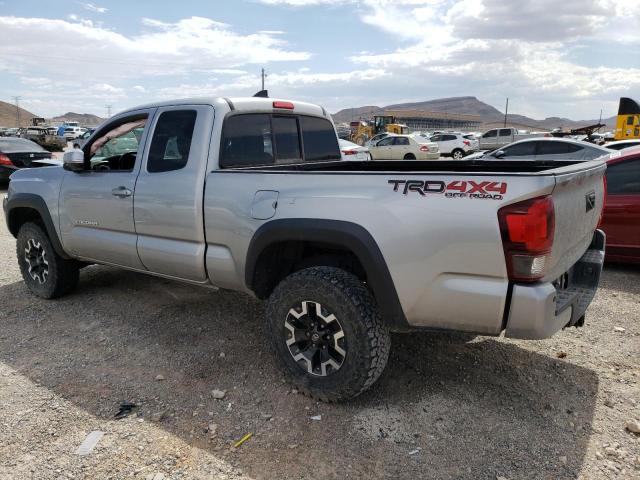 5TFSZ5AN9JX144693 - 2018 TOYOTA TACOMA ACCESS CAB ვერცხლისფერი ფოტო 2