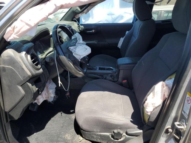 5TFSZ5AN9JX144693 - 2018 TOYOTA TACOMA ACCESS CAB ვერცხლისფერი ფოტო 7