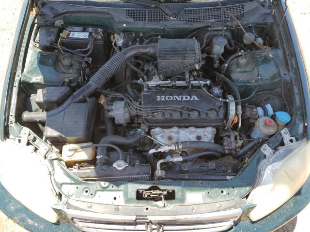 2HGEJ661XXH594321 - 1999 HONDA CIVIC BASE GREEN photo 11